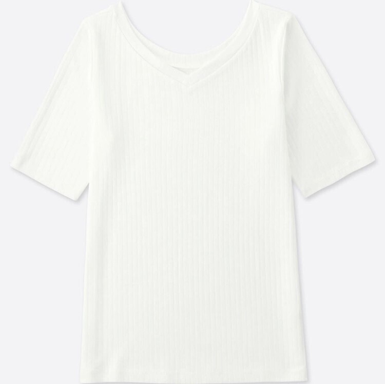 UNIQLO 2WAYリブT