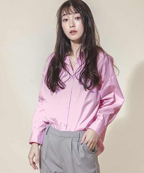 003 J.FERRY WOMEN バックタックスキッパーシャツ