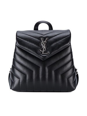 SAINT LAURENT PARIS モノグラム レザーバックパック S