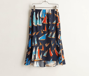 STELLA CIFFON Yacht print skirt