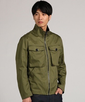 G-STAR RAW ビッグポケット付きジップブルゾン