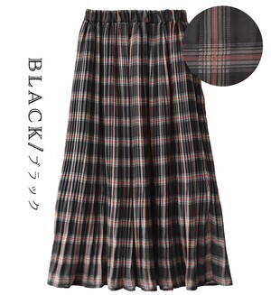 e-zakkamania stores zootie：シフォンチェック消しプリーツスカート