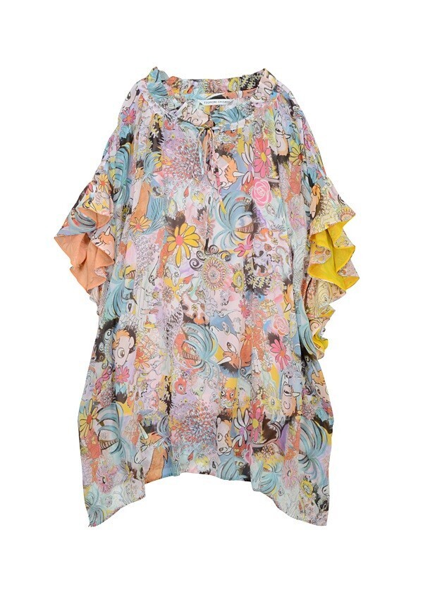 TSUMORI CHISATO トロピカルユニコシルク / ワンピース