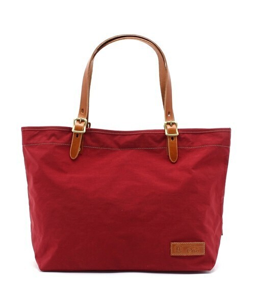 Otias ナイロン塩縮加工×栃木レザートートバッグ