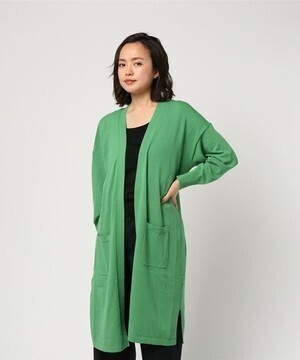 MEW'S REFINED CLOTHES UVロングニットカーデ