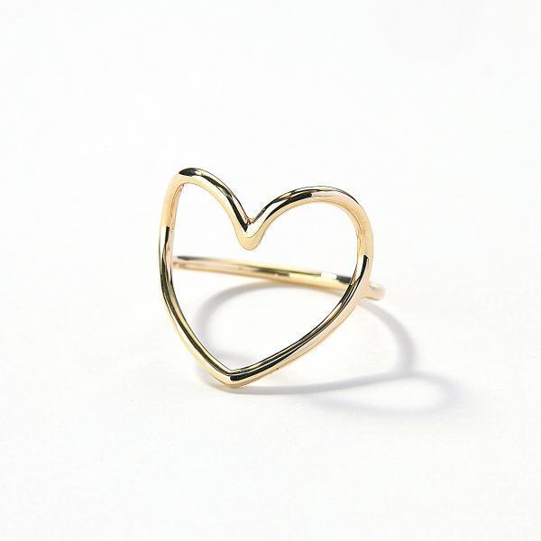Enasoluna Heartful ring“Yellow gold”