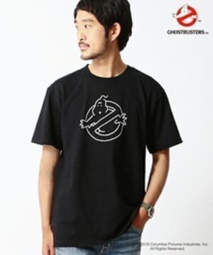 BEAMS Yu Nagaba / ゴーストバスターズ ロゴ Tシャツ