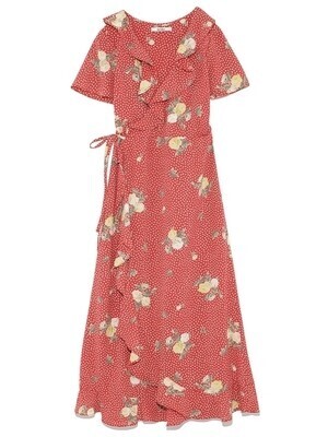 snidel カシュクールフリルミドルワンピース（膝丈ワンピース）｜snidel（スナイデル）｜ファッション通販｜ウサギオンライン公式通販サイト