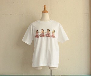 花とギター HULA GIRL T-SH