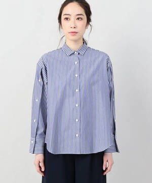 t.yamai paris ストライプビックシャツ