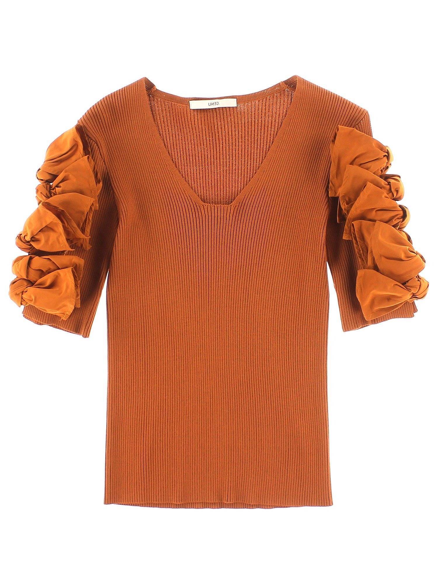 UN3D. RIBBON SLEEVE KNIT