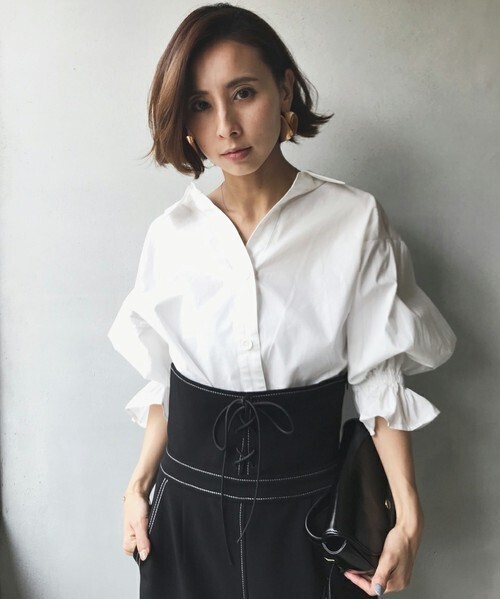 AMERI AMERI PUFF SLEEVE SHIRTS