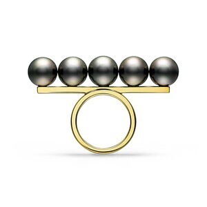TASAKI balance signature black Ring
