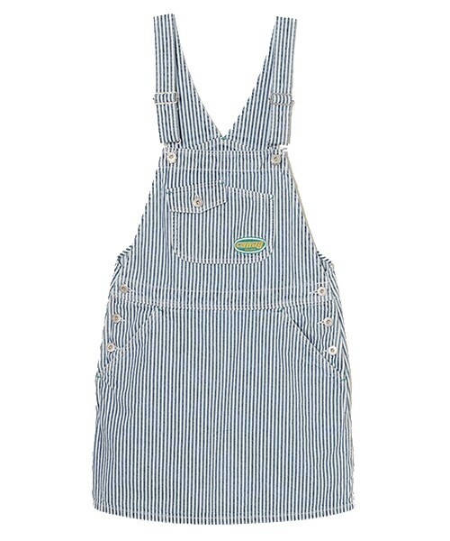 Candy Stripper OVERPLAY HICKORY JUMPER SKIRT