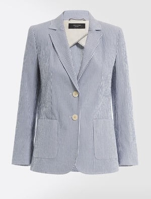 Weekend Max Mara Cotton seersucker blazer