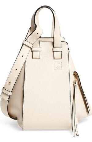 LOEWE Small Hammock Tricolor Pebbled Leather Hobo
