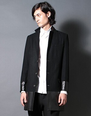 AZ by junhashimoto LEATHER CH COAT 【J-123】