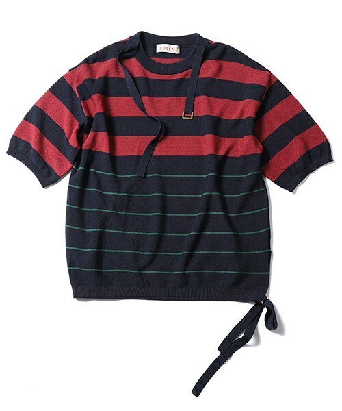 CULLNI CULLNI 2018春夏　ボーダーニットプルオーバー　＝