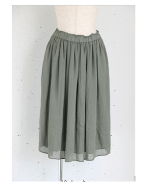 STELLA CIFFON シフォンギャザースカート