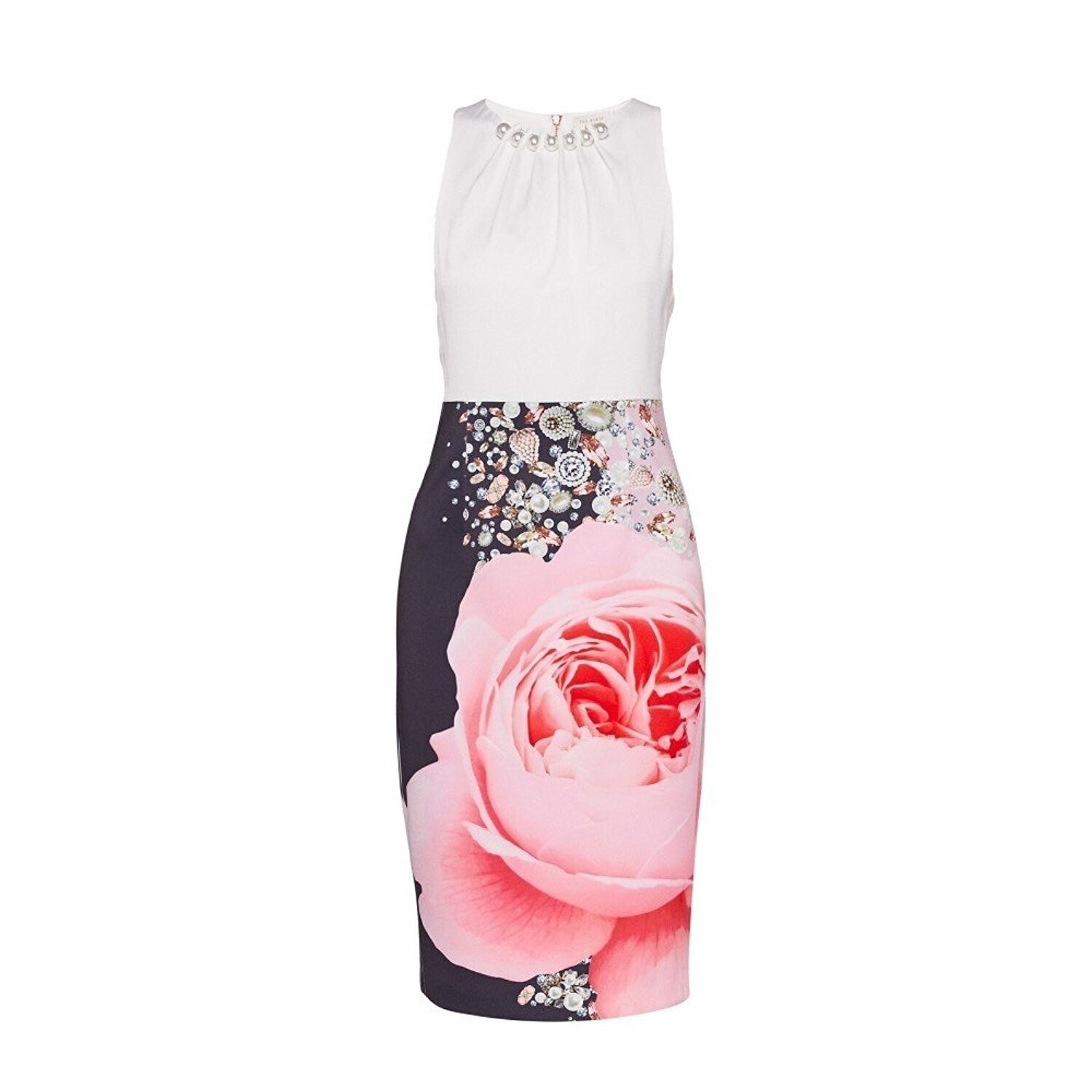 Ted Baker London Blenheim ruched detail midi dress