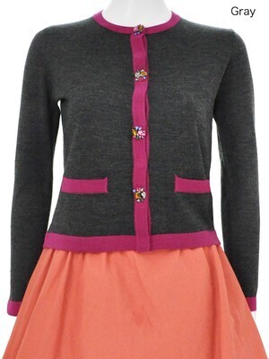 Chesty Piping Cardigan