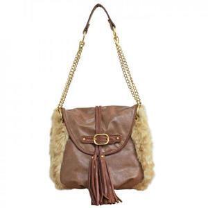 Putit Mirage chouchou mignon サイドファービッグタッセルショルダーバッグ CM7702