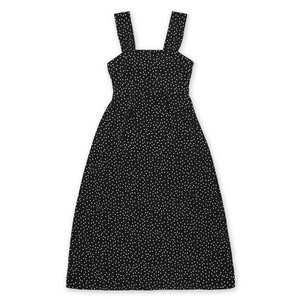 flower dot apron onepiece