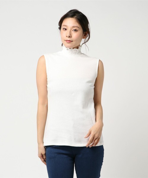 LE CIEL BLEU アムンゼンハイネックトップス