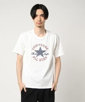CONVERSE クロス刺繍ロゴTシャツ