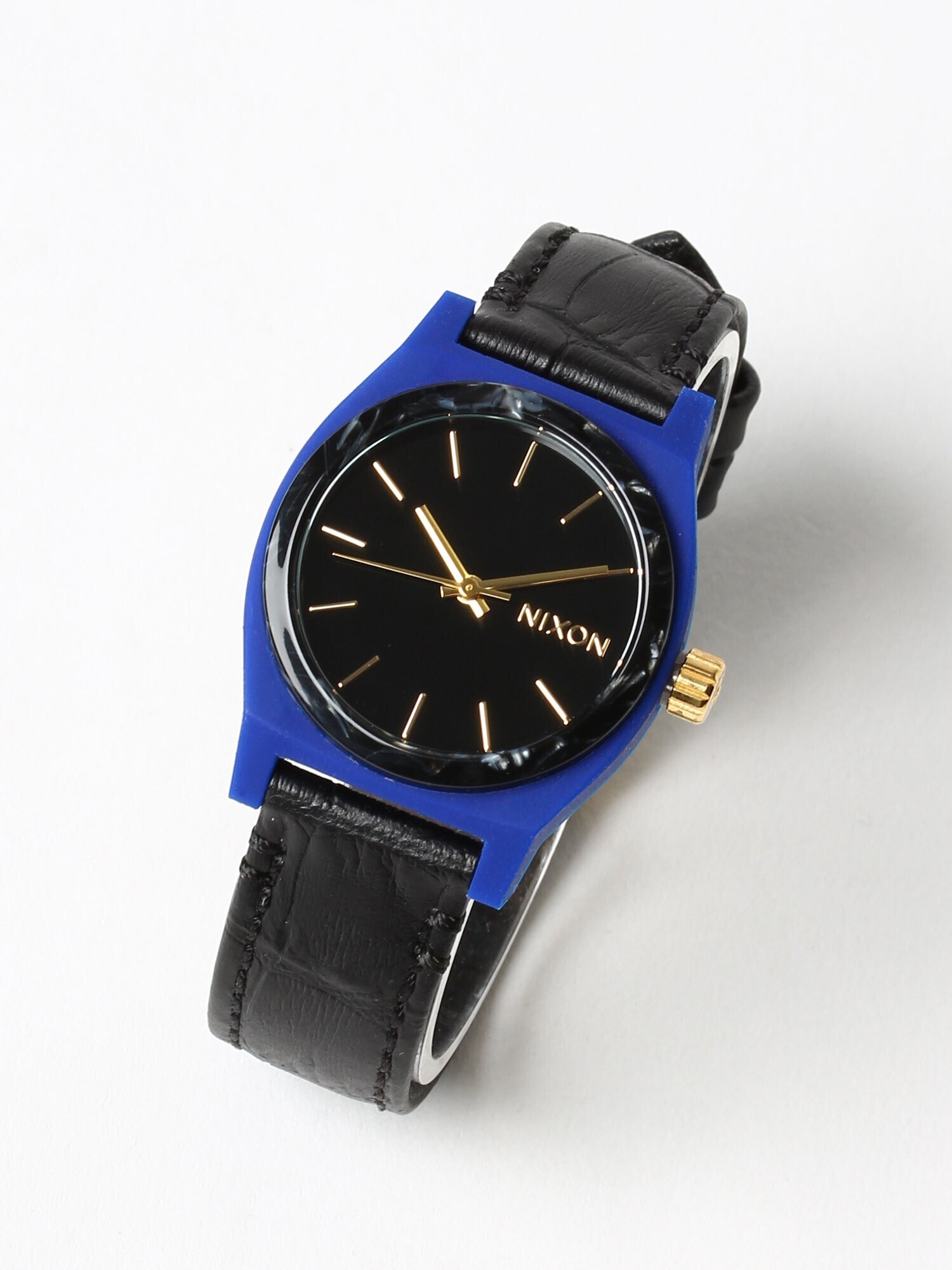 NIXON MEDIUM TIME TELLER LEATHER