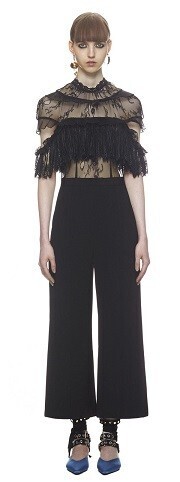 Self-Portrait fine lace jumpsuit