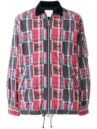 sacai チェックジャケット