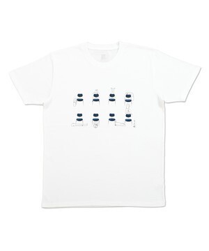 graniph ベーシックTシャツ/ヨガオンチェア(セージブロック)