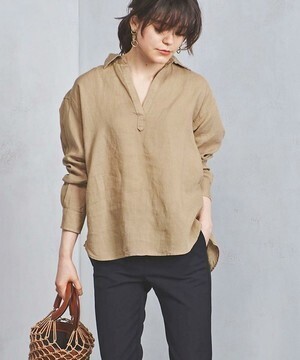 UNITED ARROWS UWSC リネン スキッパーシャツ