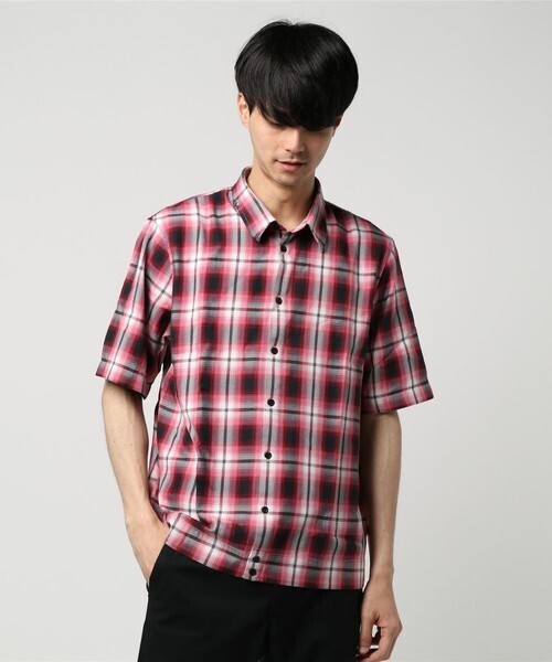DIESEL チェック半袖シャツ
