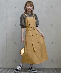 w closet トレンチワンピース