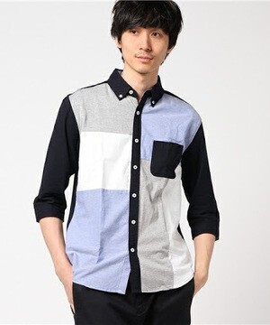 003 J.FERRY ブロックスイッチシャツ