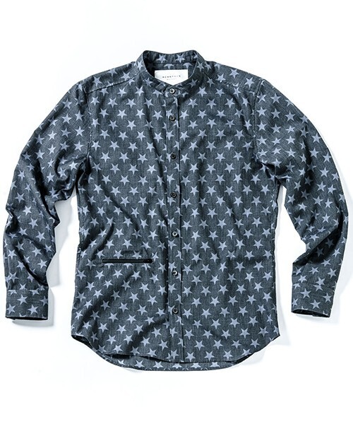 ACANTHUS band collar shirt SH1802