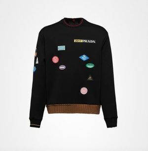 PRADA コットン混紡スウェットシャツ