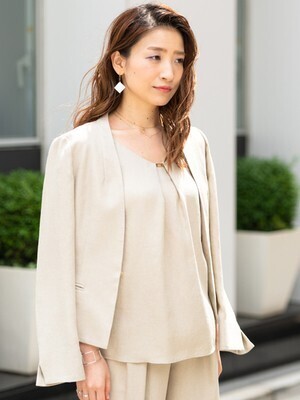 TONAL フェイクリネンコンパクトデオドラントジャケット