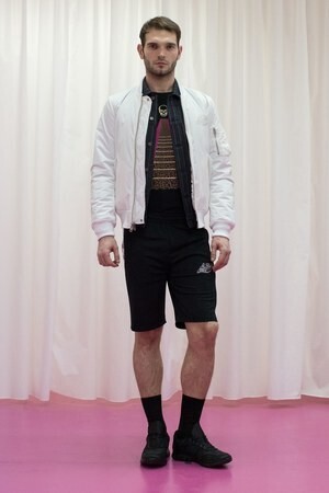 lucien pellat-finet STRIPE TRUCKER JACKET
