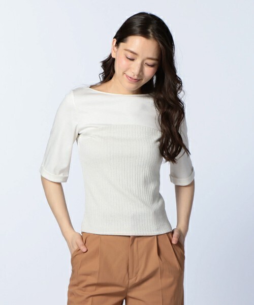 NOLLEY'S ラメビスチェ切り替えプルオーバーカットソー