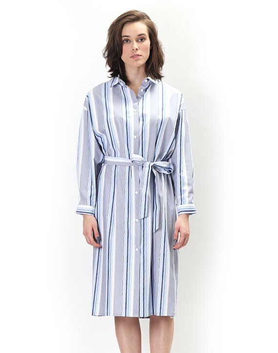 PARIGOT ストライプシャツワンピース