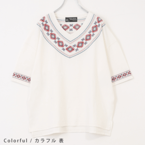 CUBE SUGAR 20/-天竺Vネック(17114694)