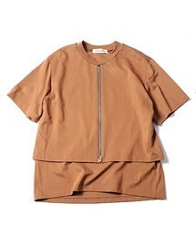 CULLNI フロントジップTEE