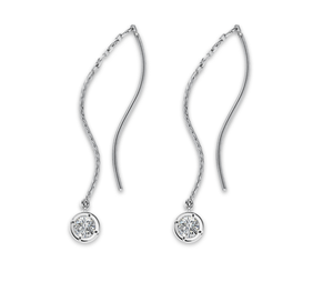 Forevermark シンプルダイヤモンド ピアス