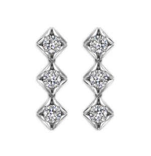 Forevermark フォーエバーマーク エターナル コレクション® トリロジー プレーン イヤリング