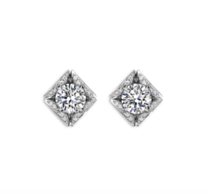 Forevermark フォーエバーマーク エターナル コレクション® ソリティア パヴェ イヤリング
