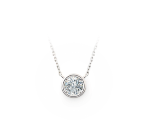 Forevermark シンプルダイヤモンド ソリティア ペンダント