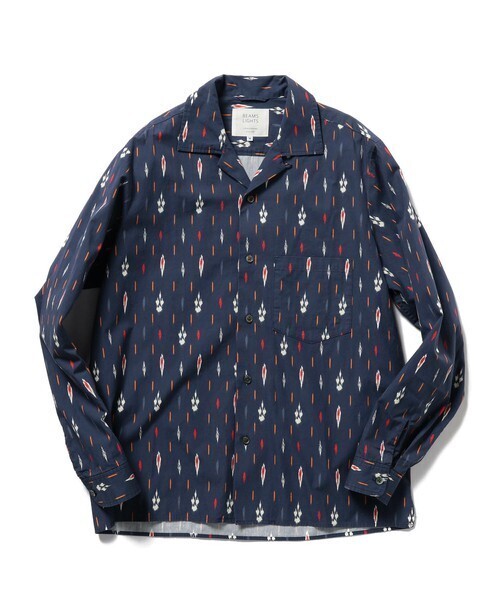 BEAMS LIGHTS DEVEAUXオープンカラーシャツ